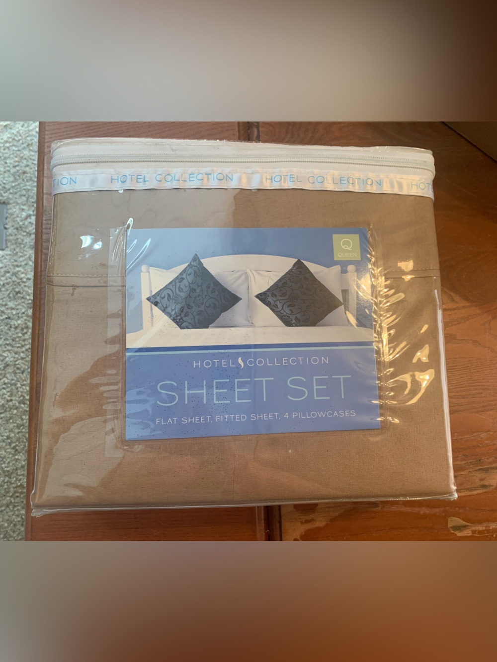 Hotel Collection Queen Size Sheet Set 1800 Series Gold 6 Pieces